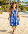Haiku Girls Hawaiian Sundress Royal Blue