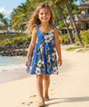 Haku Hawaiian Girls Sundress Royal Blue