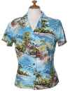Hana Hou Rayon Hawaiian Shirt for Women Women Shirts