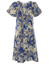 Hawaiian Pineapple Garden Muumuu Dress