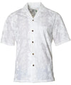 Waikiki White Hawaiian Wedding Shirt Men's Cotton Shirts