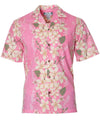 Island Plumeria Flowers Cotton Aloha Shirt