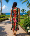 Kahauiki Sleeveless Knee Length Hawaiian Dress