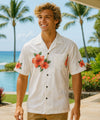 Hibiscus Border Aloha Hawaiian Shirt