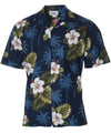 Kailua Hibiscus Cotton Men's Aloha Shirt