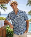 Polyester Spandex Wrinkle Free Hawaiian Shirt