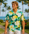 Makawao Relaxed Fit Men Aloha Shirt Yellow