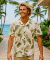 Leis of Aloha Cotton Hawaiian Shirt White