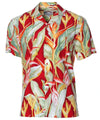 Heliconia Rayon Poplin Men's Aloha Shirt