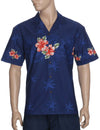 Hibiscus Border Aloha Hawaiian Shirt