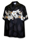 Hibiscus Border Cotton Aloha Shirt