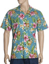 Short Sleeves Lanai Pineapple Cotton Men's Shirt