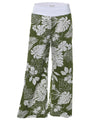 Hibiscus Cotton Mid Raise Pants