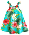 Hibiscus Girls Rayon V-Neck Tank Dress
