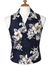 Hibiscus Sleeveless Cotton Women Shirt