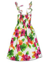 Hibiscus Smock Top Rayon Girls Dress
