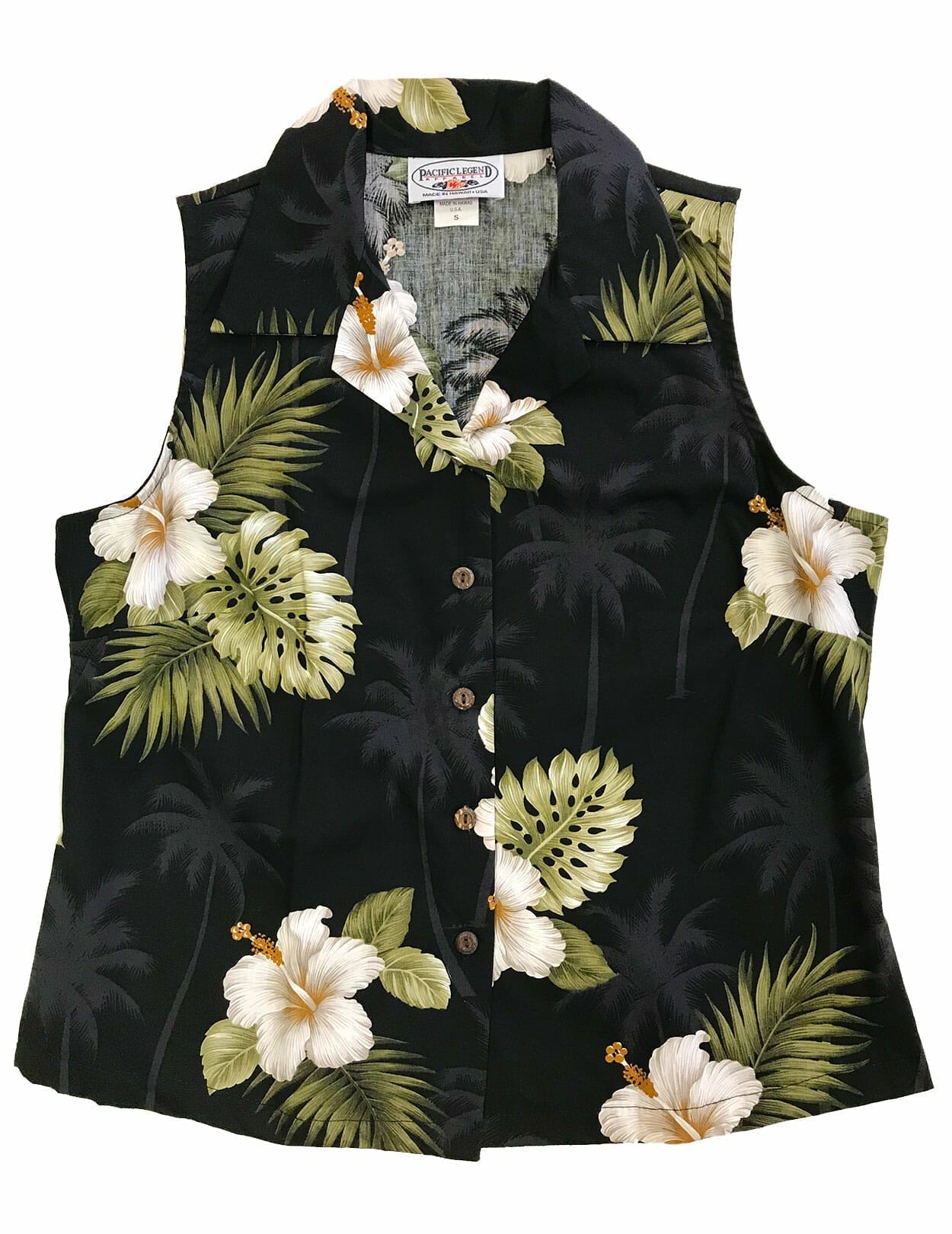 Hibiscus Tank Top Sleeveless Blouse