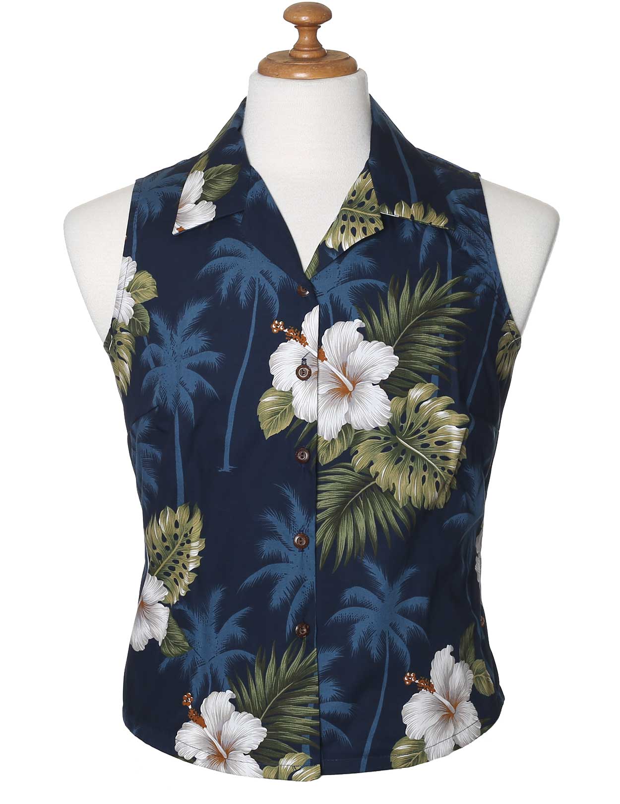 Hibiscus Tank Top Sleeveless Blouse