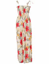 Hibiscus Ula Ula Long Maxi Smock Dress