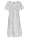 Honolulu Leis Short White Muumuu Dress