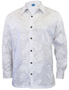 Honolulu Long Sleeve Hawaiian Wedding Shirt Men's Wedding Shirt