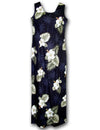 Iliwai Orchid Long Maxi Hawaiian Dress