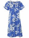 Island Hibiscus Short Muumuu Dress