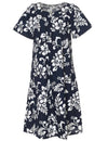 Island Hibiscus Short Muumuu Hawaiian Dress