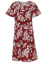 Island Hibiscus Short Muumuu Hawaiian Dress