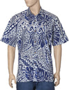 Island Tribal Button Up Aloha Dress Shirt