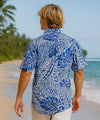 Island Tribal Button Up Aloha Dress Shirt