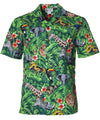 Jungle Green Cotton Aloha Shirt
