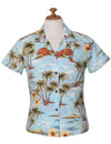 Kahuku Fitted Cotton Hawaiian Blouse