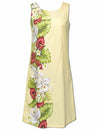 Kaia Knee Length Sleeveless Hawaiian Dress