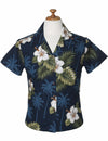 Kailua Hibiscus Flower Fitted Blouse