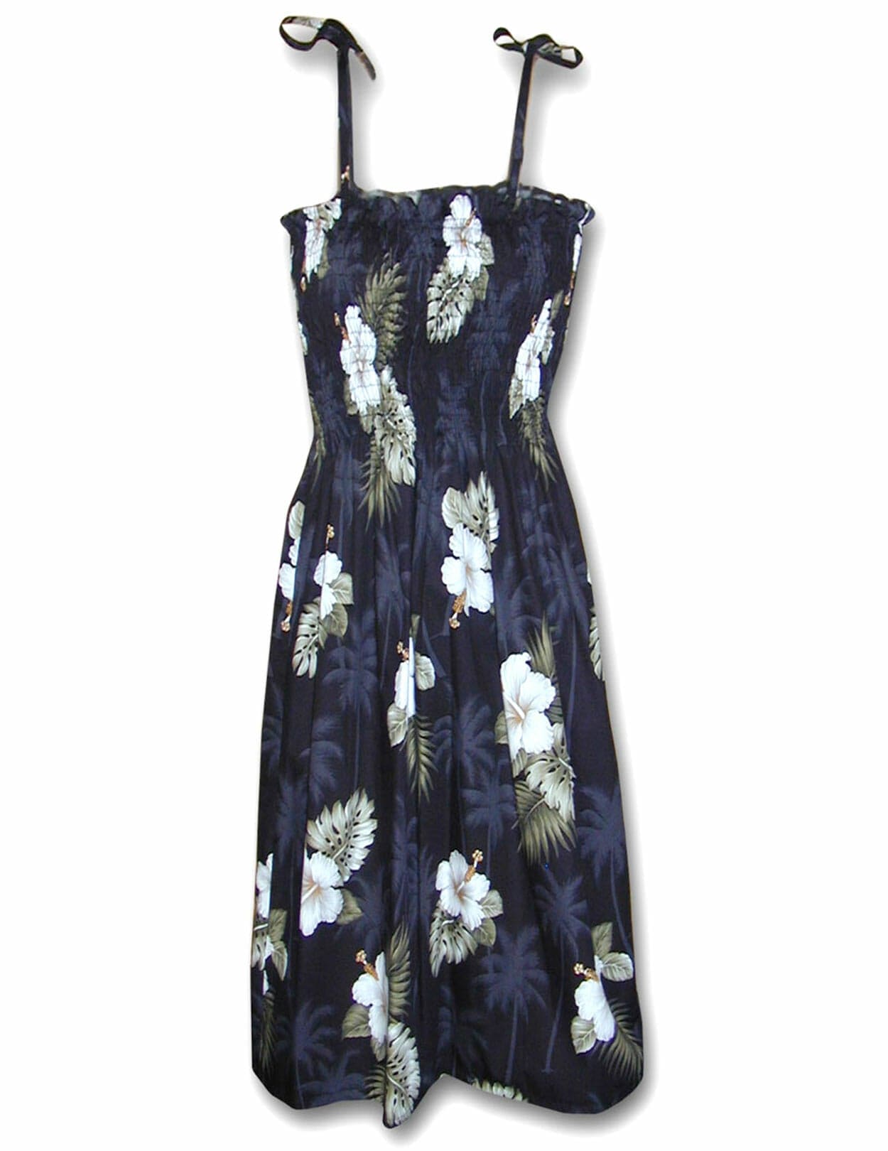 Kailua Smock Tube Top Midi Dress
