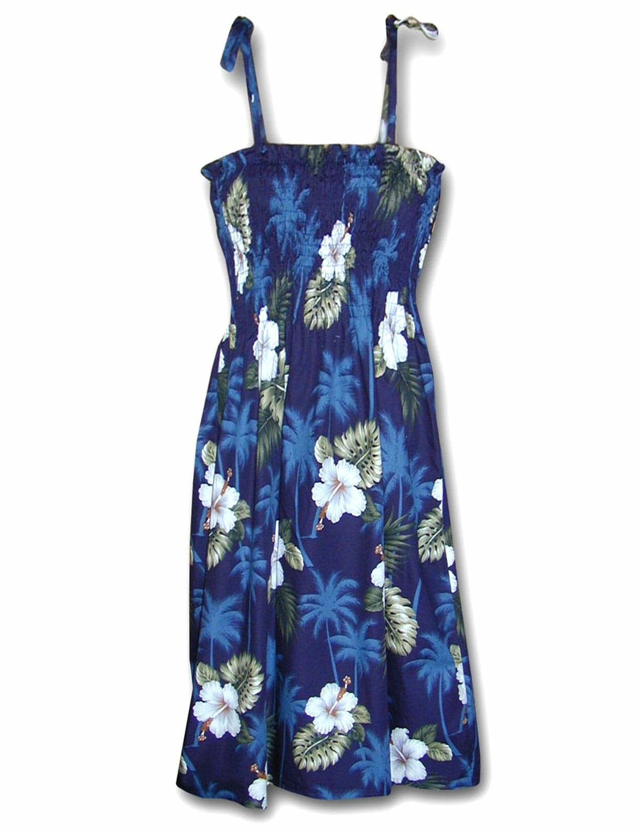 Kailua Smock Tube Top Midi Dress