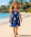 Kailua Girls Bungee Straps Dress Navy