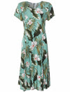 Kaipuu Short Sleeves Hawaiian Dress