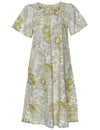 Kalokoi Forest Short Hawaiian Muumuu Dress