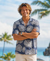 Venture Aloha Kauai Men's Short Sleeves Shirt Navy