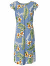 Kauhane Orchid Knee Length Hawaiian Dress