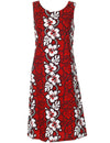 Knee Length Hibiscus Hawaiian Dress