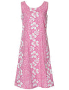 Knee Length Hibiscus Hawaiian Dress