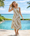 Tahiti Knee Length Rayon Hawaiian Dress