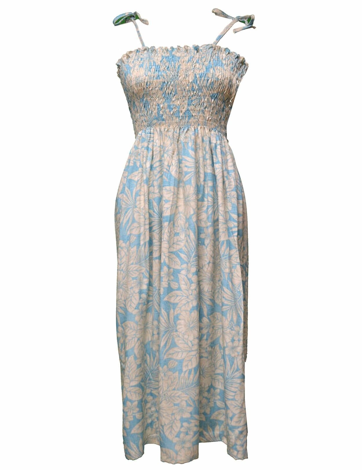 Kohala Forest Rayon Smock Hawaiian Dress