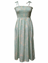 Kohala Forest Rayon Smock Hawaiian Dress