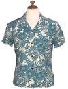 Kohala Forest Women Hawaiian Blouse