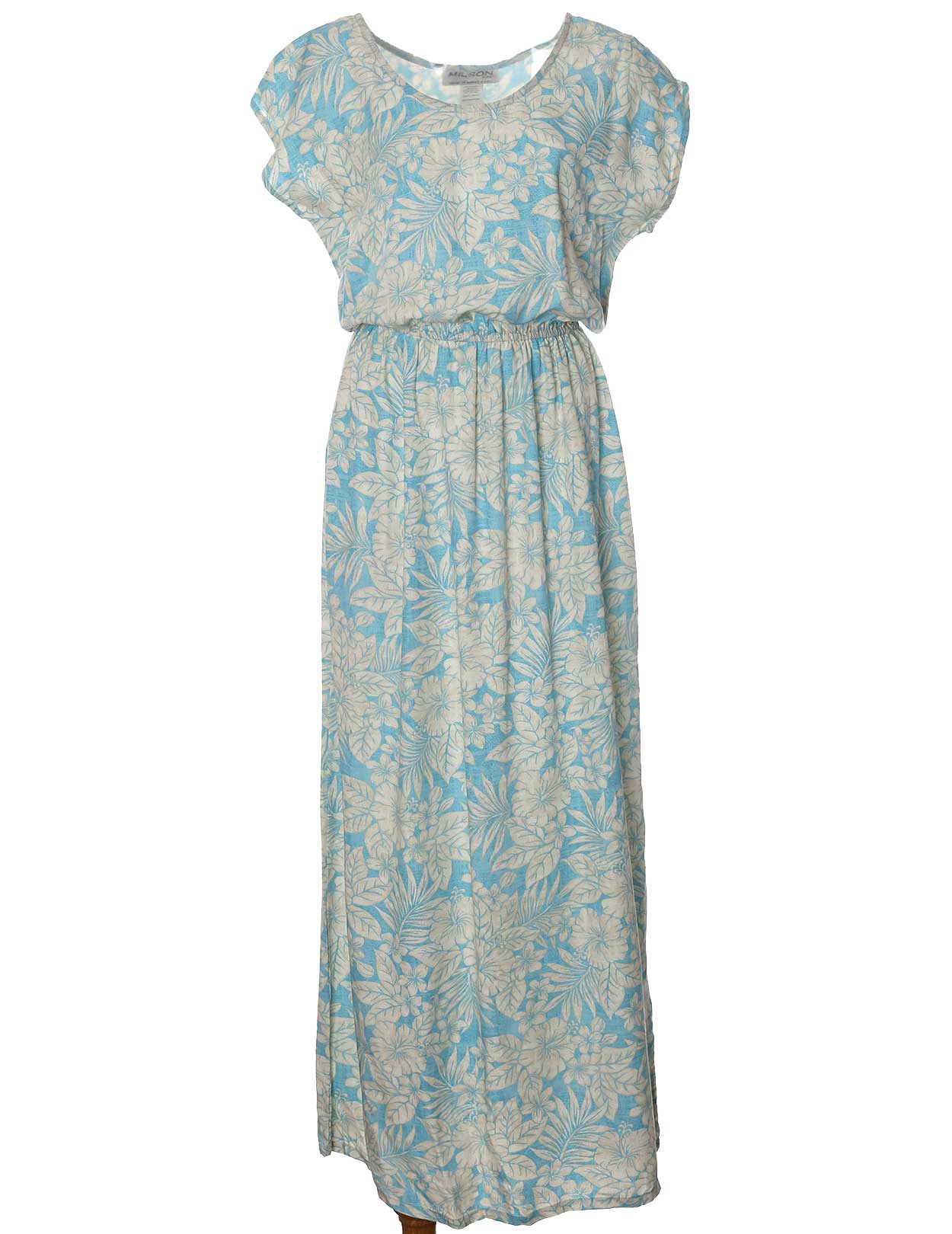Kohala Full Length Dress w/Cap Sleeves
