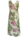 Kukui Rayon Sleeveless Hawaiian Dress